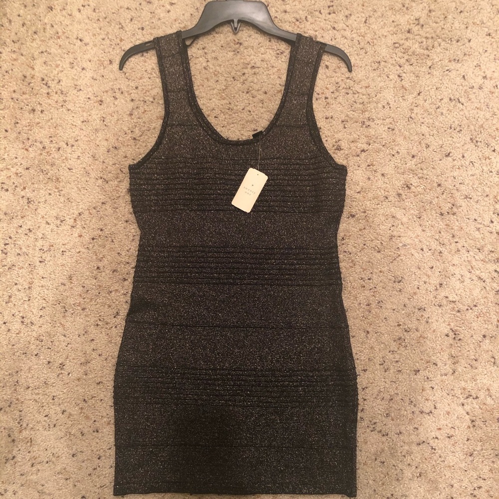 Twenty One Brand Mini Shimmery Dress